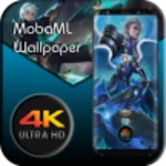 wallpaper for mobile legend hero android application logo